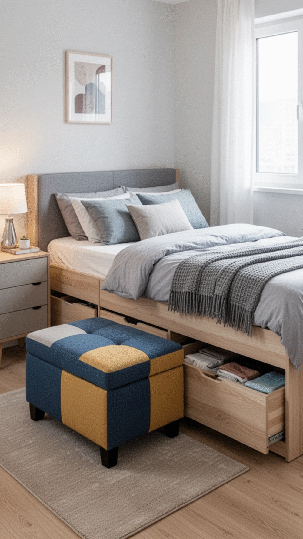 Smart Multi-Functional Furniture for Small Bedrooms