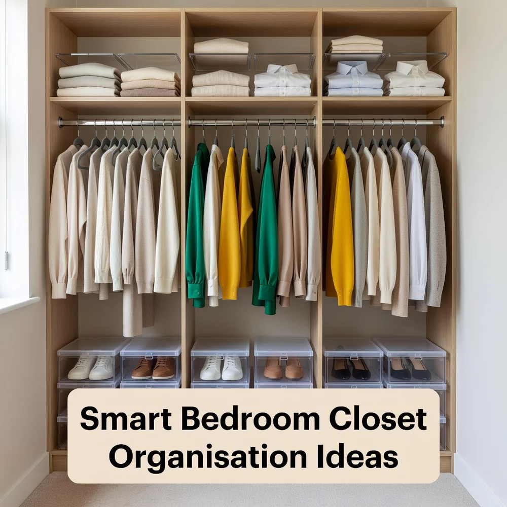 Smart Bedroom Closet Organisation for a Tidier Space